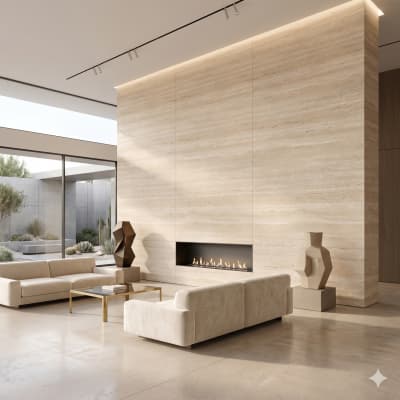 MCM wall panel Natural Stone Veneer for Interior & Exterior Wall Cladding