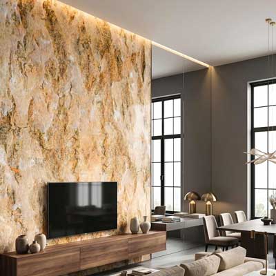  Flexible wall panel Natural Stone Veneer for Interior & Exterior Wall Cladding		