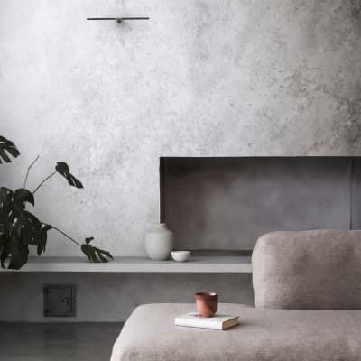 Flexible Stone Sheets Featuring Raw Cement Texture