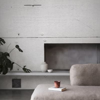 Natural Cement Texture on Durable flexible stone wall panels