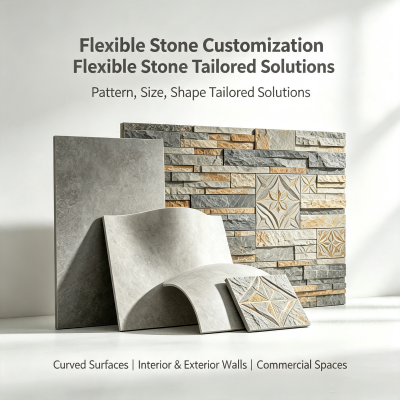 Customization of Flexible Stone